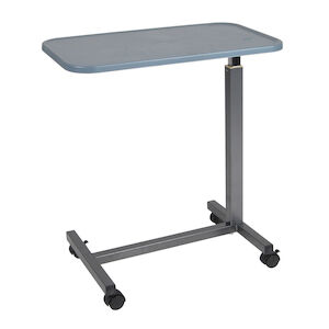 OVERBED TABLE WITH PLASTIC TOP